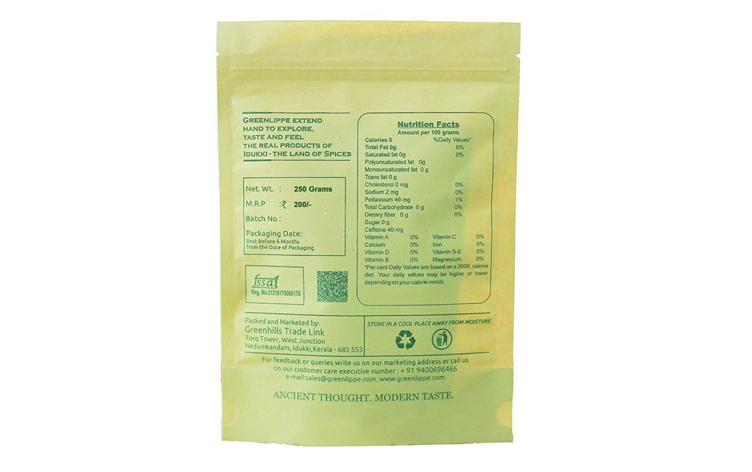 Greenlippe Coffee    Pack  250 grams